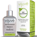 Vijuve Vitamin C Face Serum with Double Hyaluronic Acid and Collagen