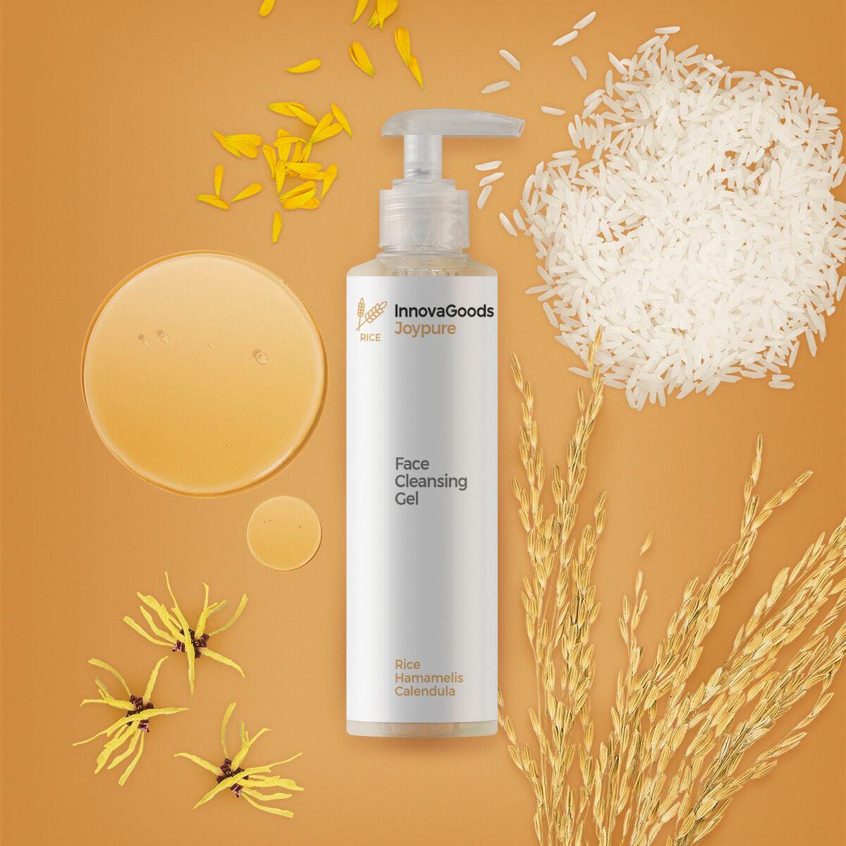 Electric Facial Sauna Pack, Rice Joypure Facial Cleansing Gel 200 ml &