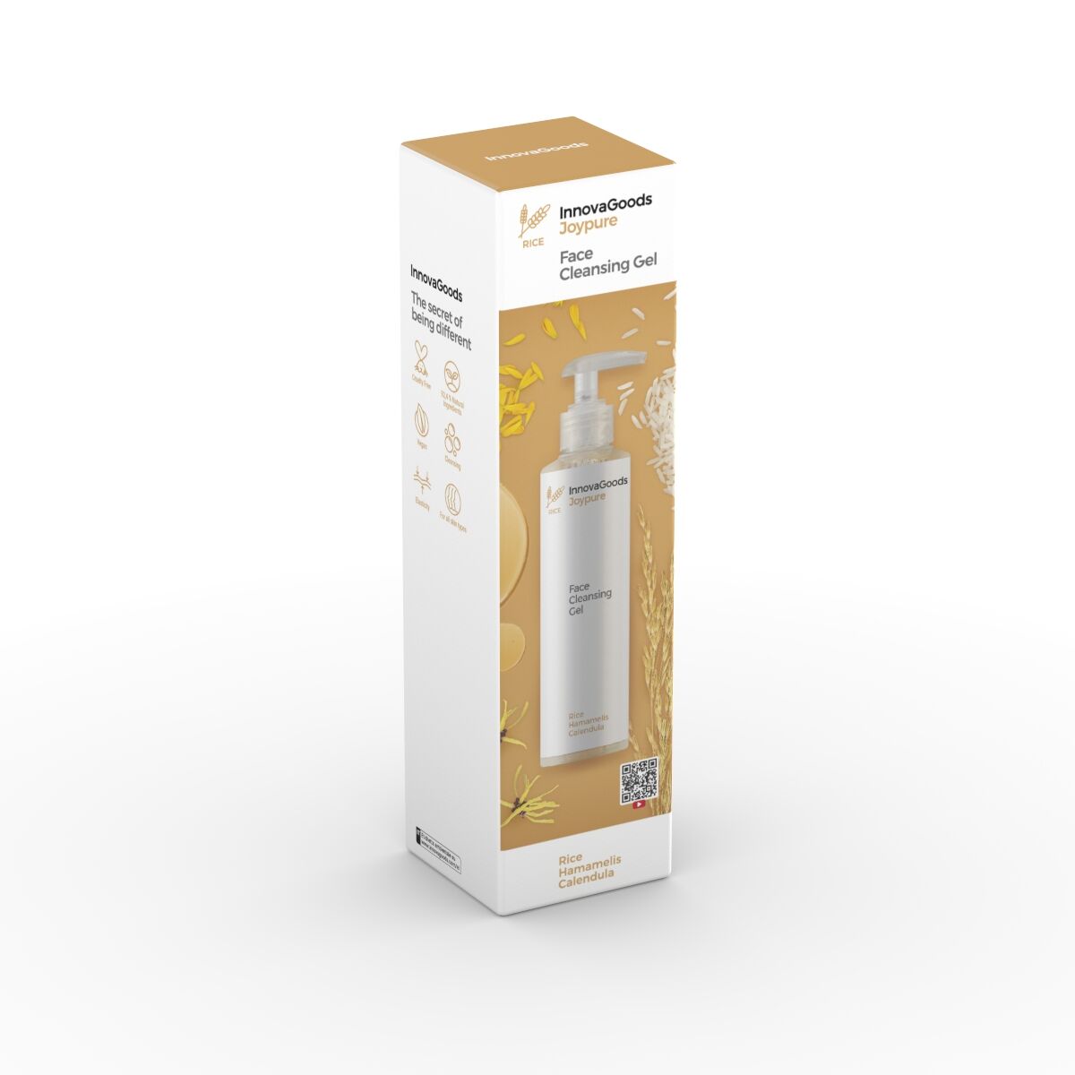 Electric Facial Sauna Pack, Rice Joypure Facial Cleansing Gel 200 ml &